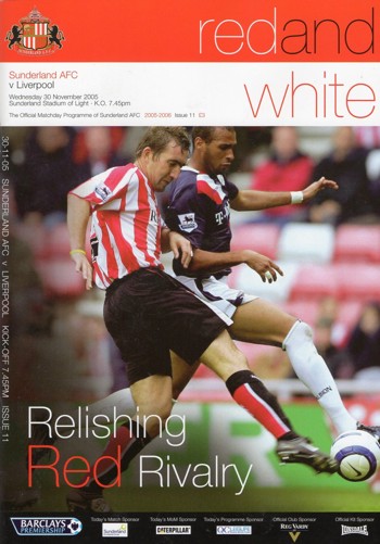 Match programme